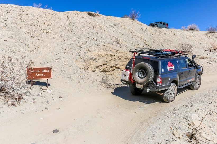 Anza Borrego-calcite mine area