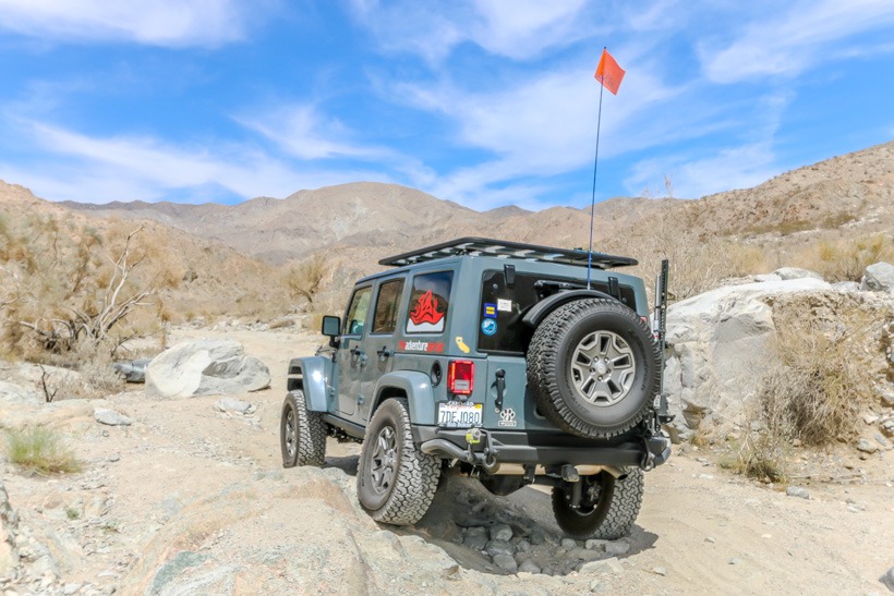 Exposed boulders Berdoo Canyon Joshua Tree