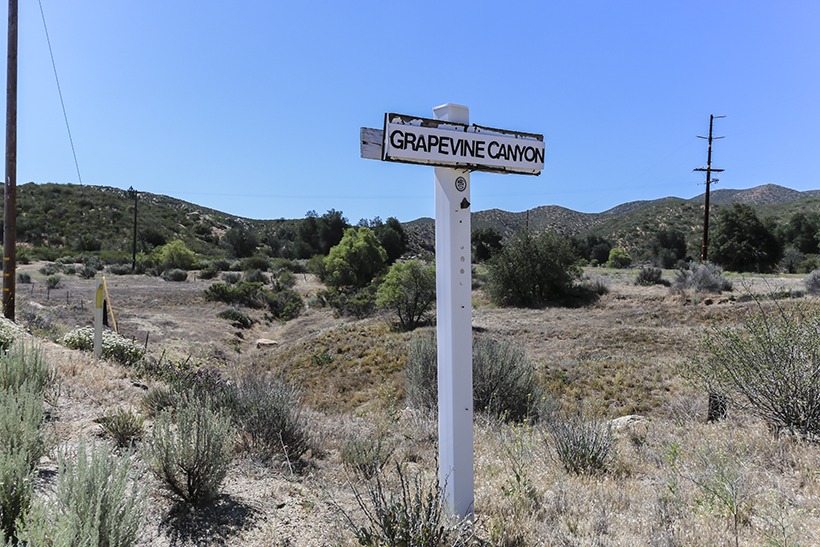 NW Trailhead Marker Grapevine Canyon Trail