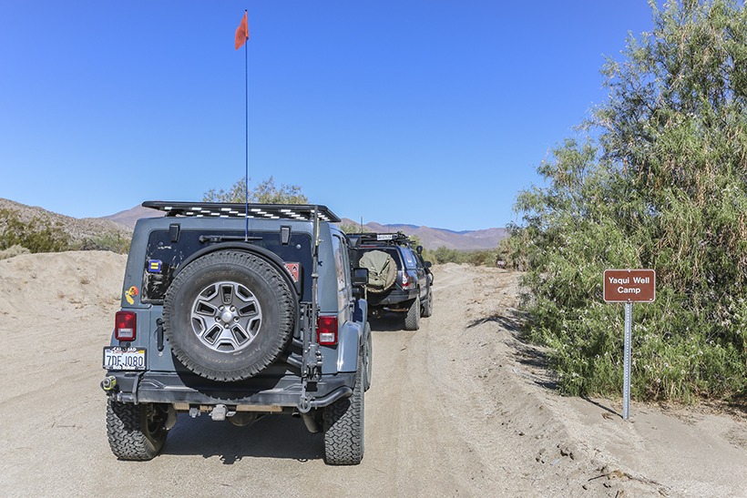 The Adventure Portal-Entering Grapevine Canyon Trail from the east-Anza Borrego
