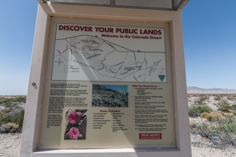 Bradshaw Trail info map