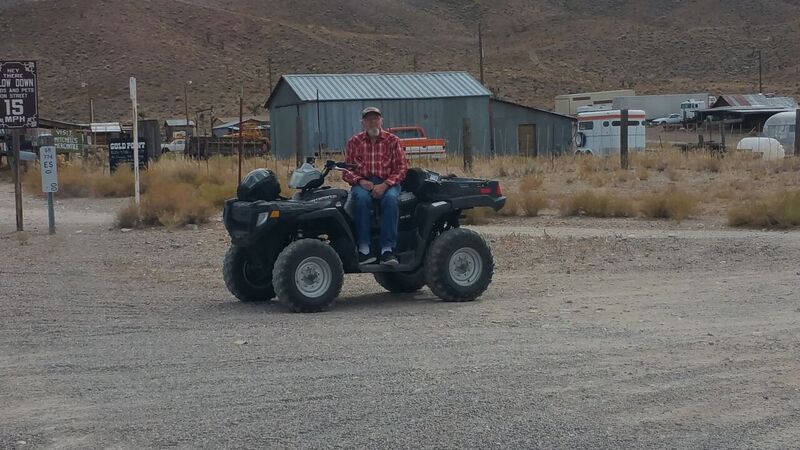 One of the 27 residents of Gold Point, NV