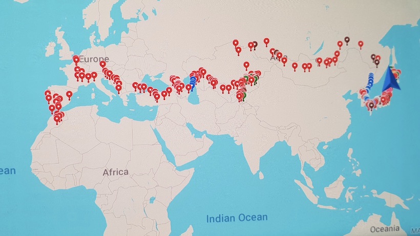map of campsites