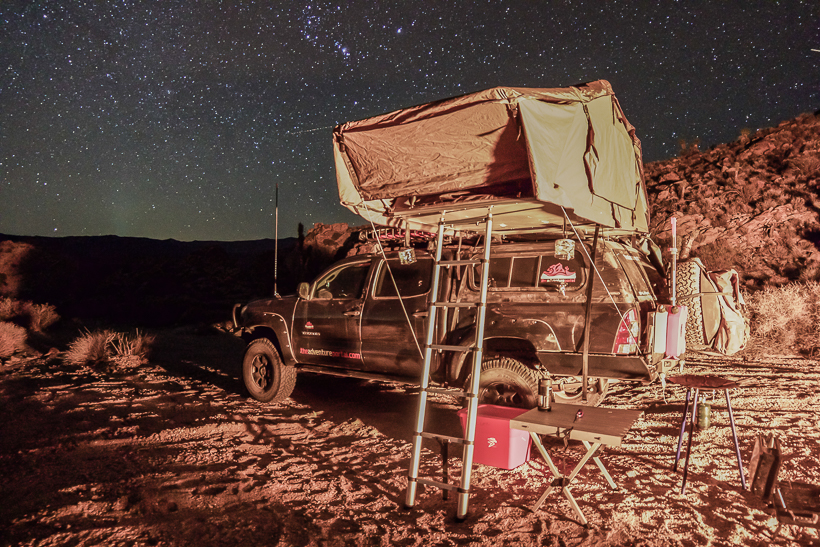 Roof top tent- Mojave Road